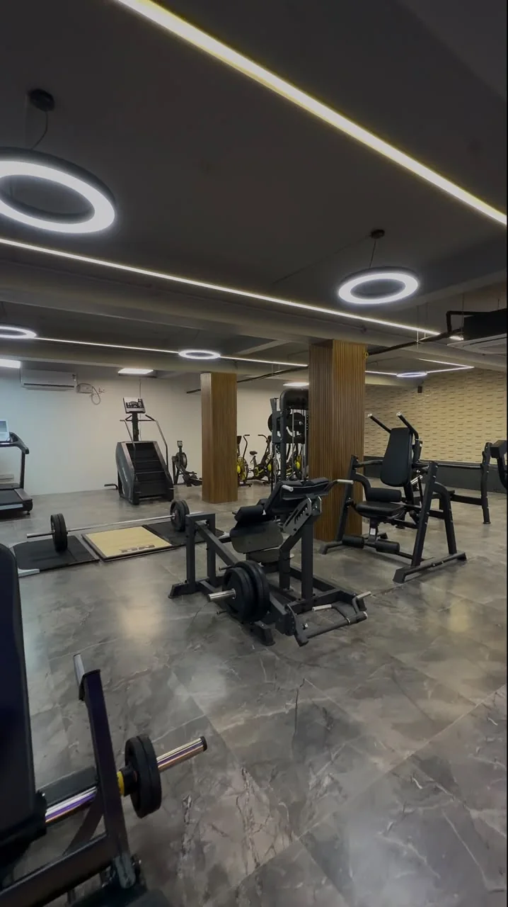 Strength training machines at Sibi Sports Club